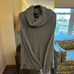 Chunky gray sweater
